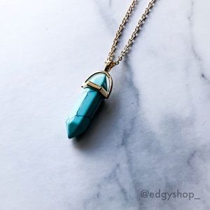 Stone Chakra Bullet Necklace